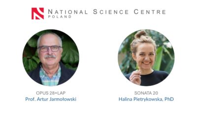 OPUS and SONATA NSC grants for IMBB